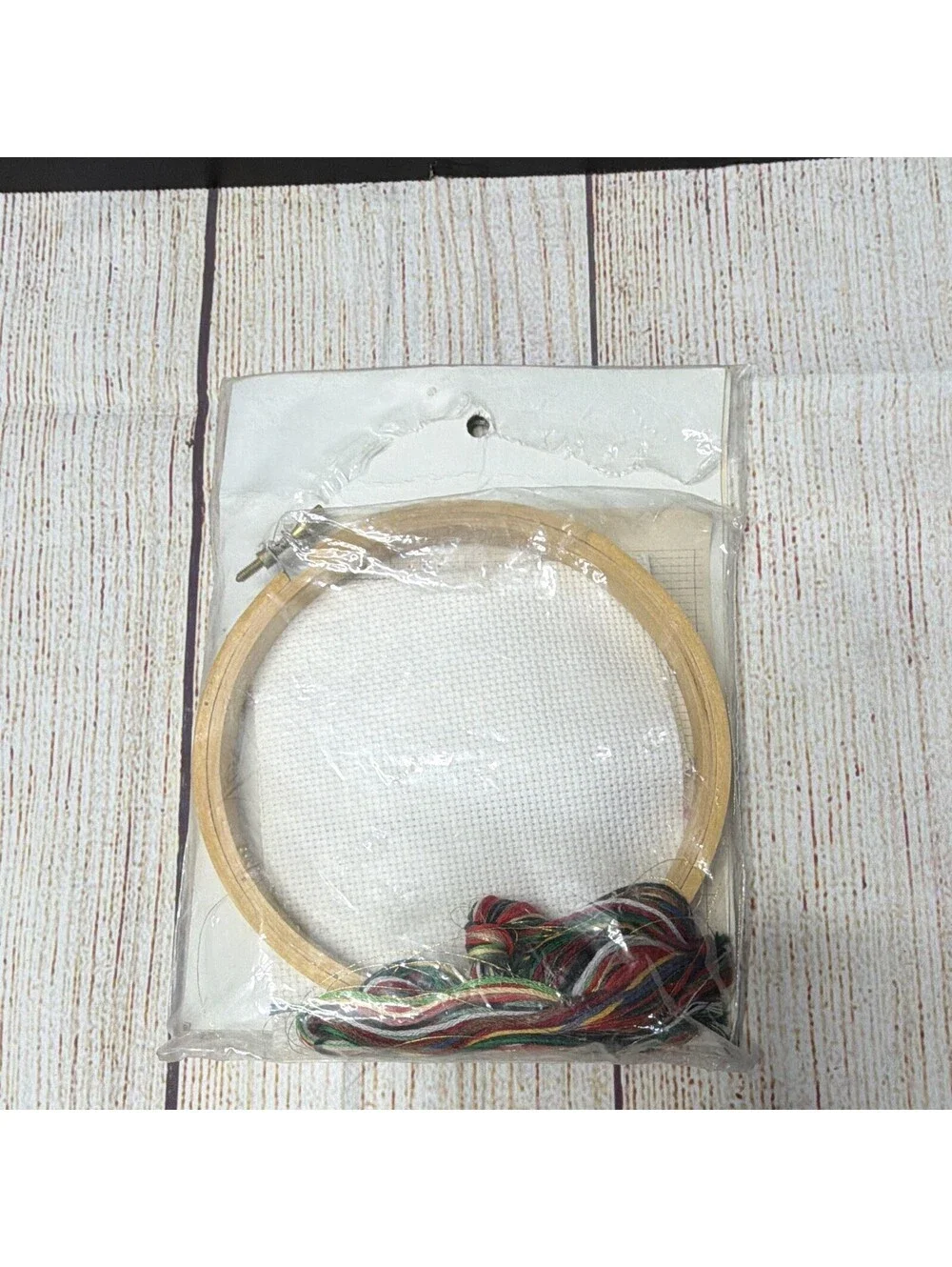 Bucilla Christmas Duck Counted Cross Stitch Hoop Kit w/ Frame, Hoop, Needle